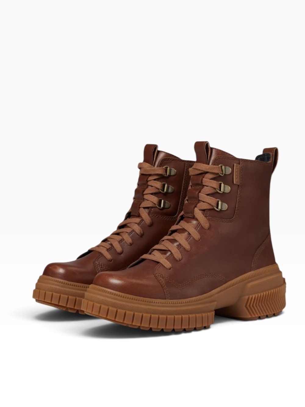 Sorel Ona Ave Brown Waterproof Lace Boots – Sz 9.5 M